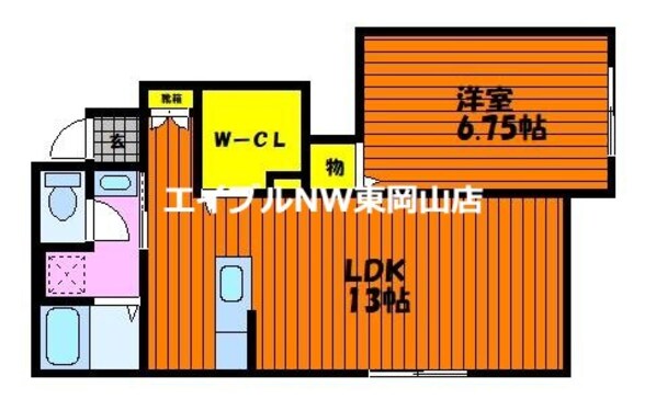 ファミーユ・ビボ　Ｆの物件間取画像